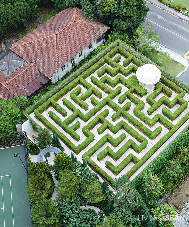 Gardens Archives Living Asean Inspiring Tropical Lifestyle View From Above Reveals The Elaborate Graphic Pattern Of Maze