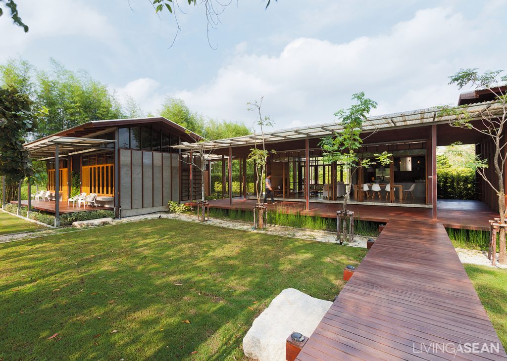 Modern Country House modern country house among fruit farms /// living asean Modern Country House modern country house among fruit farms /// living asean